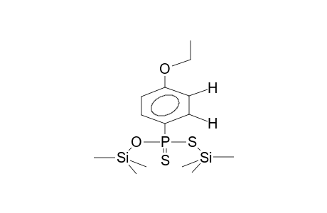 O,S-bis(trimethylsilyl) 4-ethoxyphenylphosphonodithioate