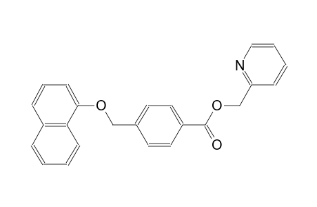 2-pyridinylmethyl 4-[(1-naphthyloxy)methyl]benzoate