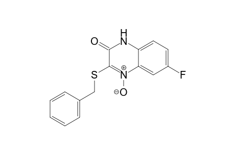 3-(Benzylsulfanyl)-6-fluoroquinoxalin-2(1H)-one 4-Oxide