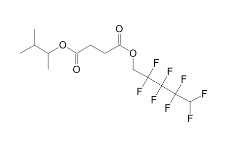 Succinic acid, 2,2,3,3,4,4,5,5-octafluoropentyl 3-methylbut-2-yl ester