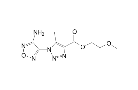 1-(4-Amino-furazan-3-yl)-5-methyl-1H-[1,2,3]triazole-4-carboxylic acid 2-methoxy-ethyl ester