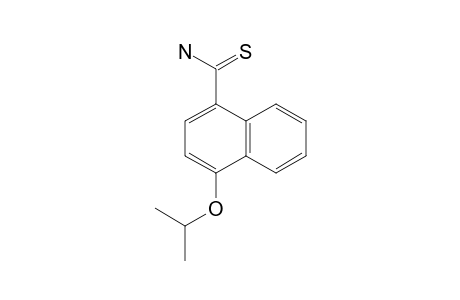 4-isopropoxythio-1-naphthamide