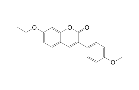 7-Ethoxy-3-(4-methoxyphenyl)coumarin