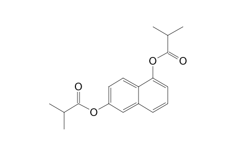 1,6-Dihydroxynaphthalene, bis(2-methylpropionate)