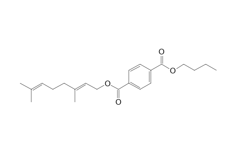 Terephthalic acid, 3,7-dimethylocta-2,6-dienyl butyl ester