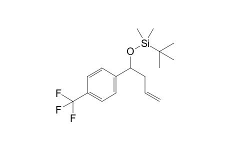 tert-Butyl dimethyl((1-(4-(trifluoromethyl)phenyl)but-3-en-1-yl)oxy)silane