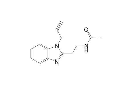 acetamide, N-[2-[1-(2-propynyl)-1H-benzimidazol-2-yl]ethyl]-