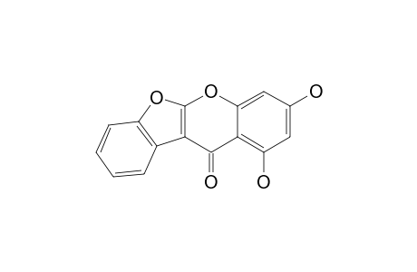 1,3-dihydroxy-[1]benzoxolo[2,3-b]chromen-11-one