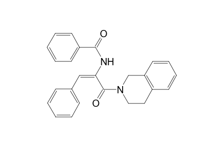 N-[1-(3,4-Dihydro-1H-isoquinoline-2-carbonyl)-2-phenyl-vinyl]-benzamide