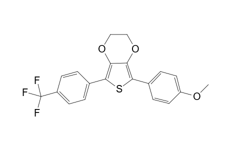 2-(4-Methoxyphenyl)-5-(4-trifluoromethylphenyl)-3,4-ethylenedioxythiophene