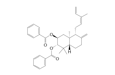 ent-Labda-8(17),12Z,14-triene-2.alpha.,3.beta.-dibenzoate