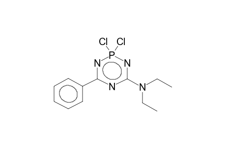 2,2-DICHLORO-4-DIETHYLAMINO-6-PHENYL-1,3,6,2-TRIAZAPHOSPHORINE