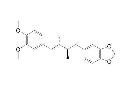 1-(3,4-DIMETHOXYPHENYL)-4-(3,4-METHYLENEDIOXYPHENYL)-2,3-DIMETHYLBUTANE