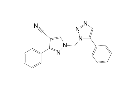 1-[(4-Cyano-3-phenyl-1-pyrazolyl)methyl]-5-phenyltriazole