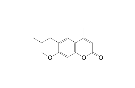 HERNIARIN, 4-METHYL-6-PROPYL-,