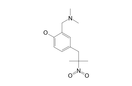 alpha-(dimethylamino)-4-(2-methyl-2-nitropropyl)-o-cresol