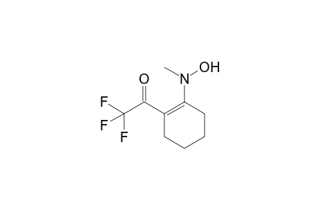2,2,2-trifluoro-1-[2-(hydroxy-methylamino)-1-cyclohexenyl]ethanone