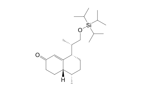 (6S,7R,10S,2'S)-7.alpha.-Methyl-10.beta.-[1'-[(triisopropylsilyl)oxy]prop-2'-yl]bicyclo[4.4.0]decen-3-one