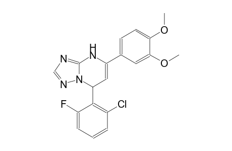 7-(2-chloro-6-fluorophenyl)-5-(3,4-dimethoxyphenyl)-4,7-dihydro[1,2,4]triazolo[1,5-a]pyrimidine