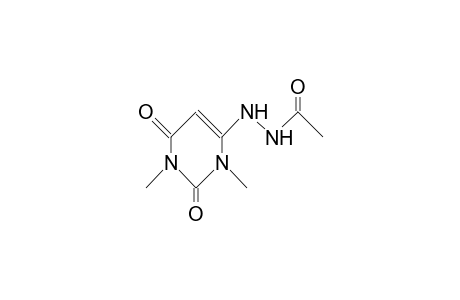 Acetic acid, 2-(1,2,3,6-tetrahydro-1,3-dimethyl-2,6-dioxo-4-pyrimidinyl)hydrazide