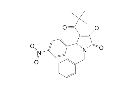 1-Benzyl-3-(2,2-dimethylpropanoyl)-4-hydroxy-2-(4-nitrophenyl)-2H-pyrrol-5-one