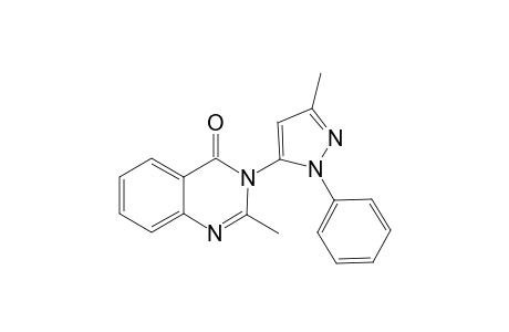2-methyl-3-(3-methyl-1-phenylpyrazol-5-yl)-4(3H)-quinazolinone