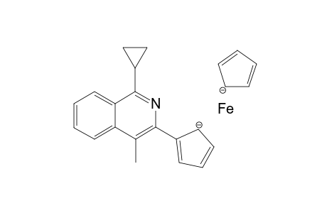 1-Cyclopropyl-3-ferrocenyl-4-methylisoquinoline