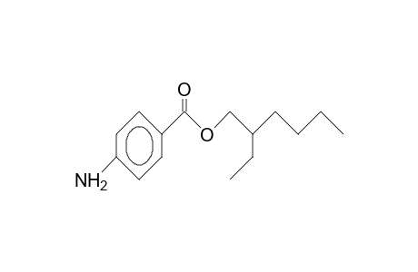 4-Amino-benzoic acid, 2-ethyl-hexyl ester