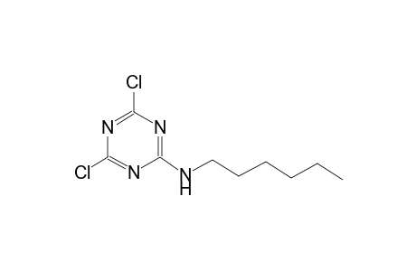 1,3,5-triazin-2-amine, 4,6-dichloro-N-hexyl-