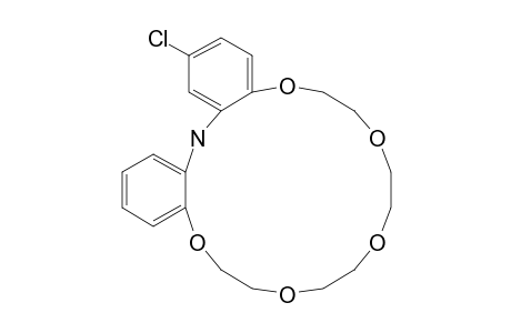 2-Chloro-6,7,9,10,12,13,15,16-octahydro-22H-dibenzo[b,q][1,4,7,10,13,16]-monoazapentaoxacyclooctadecin