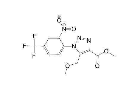 5-Methoxymethyl-1-(2-nitro-4-trifluoromethyl-phenyl)-1H-[1,2,3]triazole-4-carboxylic acid methyl ester