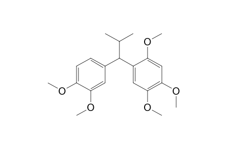 1-(2,4,5-Trimethoxyphenyl)-1-(3,4-dimethoxyphenyl)-2-methylpropane