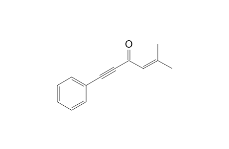 5-Methyl-1-phenylhex-4-en-1-yn-3-one