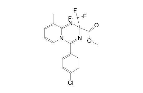 4-(4-Chloro-phenyl)-9-methyl-2-trifluoromethyl-2H-pyrido[1,2-a][1,3,5]triazine-2-carboxylic acid methyl ester