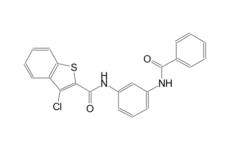 benzo[b]thiophene-2-carboxamide, N-[3-(benzoylamino)phenyl]-3-chloro-