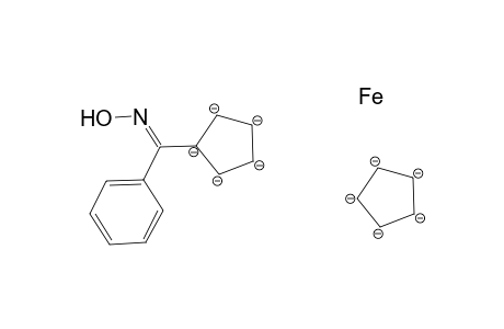 Ferrocene, [(hydroxyimino)phenylmethyl]-, (E)-