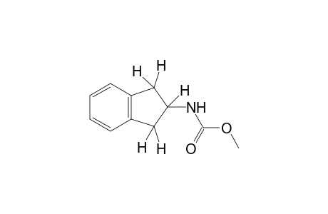 2-indancarbamic acid, methyl ester