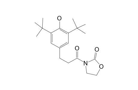 3-[3-((3,5-Di-tert-butyl-4-hydroxy)phenylpropanoyl]oxazolidin-2-one