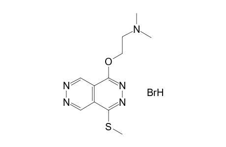 1-[2-(dimethylamino)ethoxy]-4-(methylthio)pyridazino[4,5-d]pyridazine, hydrobromide