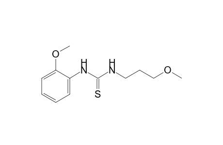 1-(o-methoxyphenyl)-3-(3-methoxypropyl)-2-thiourea