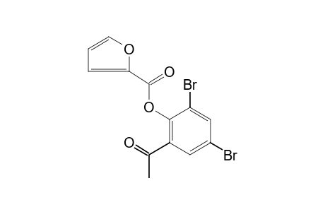 2-furoic acid, ester with 3',5'-dibromo-2'-hydroxyacetophenone