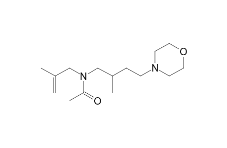 N-(2-methyl-4-morpholin-4-yl-butyl)-N-(2-methylprop-2-enyl)ethanamide