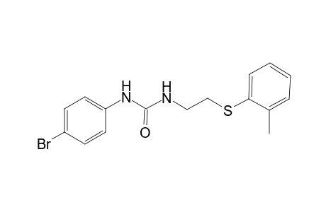 urea, N-(4-bromophenyl)-N'-[2-[(2-methylphenyl)thio]ethyl]-