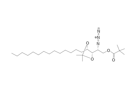 (2R,3S,4S)-2-Azido-1-O-pivaloyl-3,4-O-isopropylideneoctadecane-1,3,4-triol