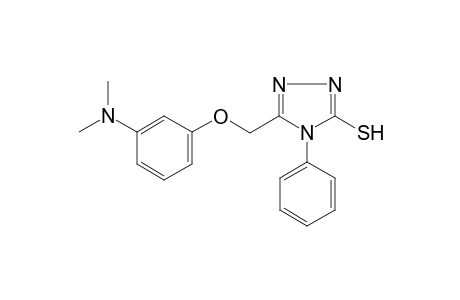 5-([3-(Dimethylamino)phenoxy]methyl)-4-phenyl-4H-1,2,4-triazol-3-yl hydrosulfide