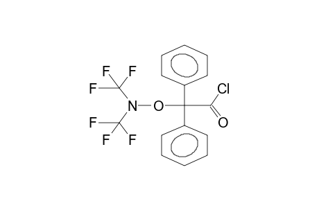 ALPHA-[BIS(TRIFLUOROMETHYL)AMINOOXY]DIPHENYLACETYL CHLORIDE