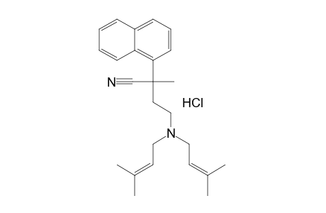 α-{2-[bis(3-methyl-2-butenyl)amino]ethyl}-α-methyl-1-naphthaleneacetonitrile, hydrochloride