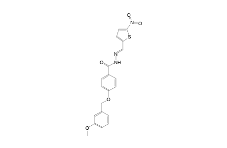 4-m-anisyloxy-N-[(E)-(5-nitro-2-thienyl)methyleneamino]benzamide