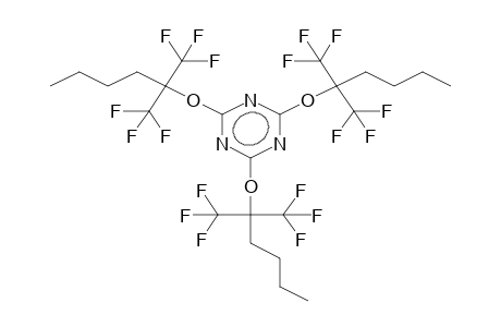 2,4,6-TRIS[1,1-BIS(TRIFLUOROMETHYL)-1-PENTOXY]-S-TRIAZINE