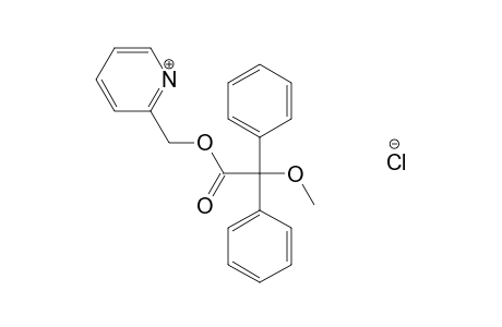 diphenylmethoxyacetic acid, (2-pyridyl)methyl ester, hydrochloride